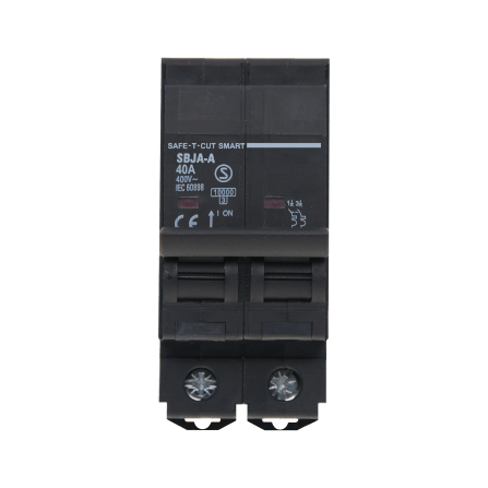 เซอร์กิตเบรกเกอร์ 40 แอมป์ 2 โพล 10KA เซฟ-ที-คัท สมาร์ท รุ่น US สีดำ_0